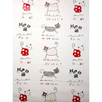 Штора для ванны Haiba HB75062 Коты — фото 2, Аксессуары для туалета