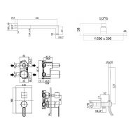 Товар: Душевая система Paffoni Ringo KITRIN018NO/M Черная матовая - фото 7 Душевая система Paffoni Ringo KITRIN018NO/M Черная матовая — фото 7, Душевое оборудование. Душевая программа