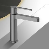 Товар: Смеситель для раковины Vincea Rondo Вороненая сталь арт-VBF-1R1GM - фото 2 Смеситель для раковины Vincea Rondo Вороненая сталь арт-VBF-1R1GM — фото 2, Смесители для раковины