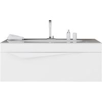 Тумба под раковину Clarberg Papyrus 120 PAP0112 подвесная Белая — фото 1, Тумбы под раковину