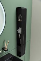 Товар: Металлическая полка Aquanet Магнум H 15х100 326457 Черная матовая - фото 7 Металлическая полка Aquanet Магнум H 15х100 326457 Черная матовая — фото 7, Полки для ванной и душа