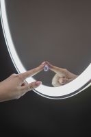 Товар: Зеркало Silver Mirrors Италия 57 ФР-00000846 с подсветкой с сенсорным выключателем и диммером - фото 9 Зеркало Silver Mirrors Италия 57 ФР-00000846 с подсветкой с сенсорным выключателем и диммером — фото 9, Зеркала в ванную комнату