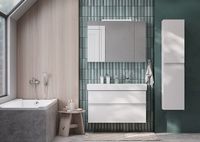 Тумба под раковину Roca Oleta 100 A857641806 подвесная Белый глянец — фото 5, Тумбы под раковину