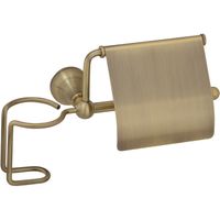 Держатель туалетной бумаги и освежителя воздуха Veragio Gialetta VR.GIL-6485.BR с крышкой Бронза — фото 1, Держатели туалетной бумаги