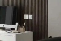 Модульная панель Acupan Wolken AP122504.94 Эльм коричневый 2760х122х12 мм — фото 3, Панели