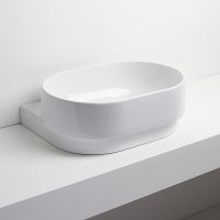 Раковина Simas Po-Mo 56 PO06bi Белая — фото 2, Раковины накладные