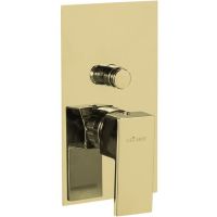 Смеситель для душа Cezares UNIKA-VDIM-03/24 Золото — фото 1, Смеситель для душа