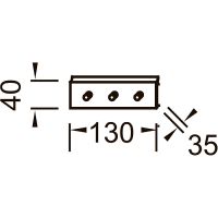 Товар: Вешалка для полотенец Jacob Delafon Sherwood EB1845RU-NF Хром - фото 3 Вешалка для полотенец Jacob Delafon Sherwood EB1845RU-NF Хром — фото 3, Крючки для полотенец