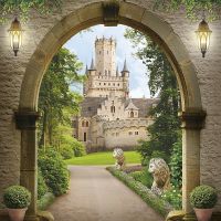 Товар: Фреска Ortograf Замки 5693 Фактура флок FLK Флизелин (2,7*2,7) Бежевый/Зеленый, Замки - фото 2 Фреска Ortograf Замки 5693 Фактура флок FLK Флизелин (2,7*2,7) Бежевый/Зеленый, Замки — фото 2, Фрески