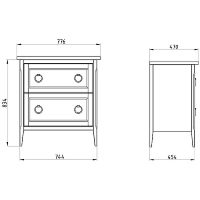Комплект мебели для ванной ASB-Woodline Рома 80Н Белый — фото 13, Мебель для ванной