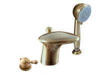 Смеситель на борт ванны Rav Slezak Labe Mosaz L471.5SSM (L071.5SSM) Бронза — фото 1, Смесители на борт ванны