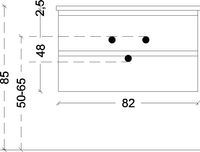 Товар: Тумба под раковину Boheme Armadi Art Capolda 85 849-085-D подвесная Dark wood - фото 5 Тумба под раковину Boheme Armadi Art Capolda 85 849-085-D подвесная Dark wood — фото 5, Мебель для ванной