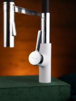 Товар: Смеситель для кухни BRNOU BR760-2 Белый Черный - фото 5 Смеситель для кухни BRNOU BR760-2 Белый Черный — фото 5, Смесители