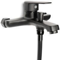 Комплект смесителей Orange Loop M26-311b Черный — фото 7, Готовые комплекты для ванной комнаты