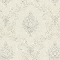 Обои Emiliana Parati Damasco Reale 73428 Винил на флизелине (1,06*10,05) Бежевый/Белый/Серый, Дамаск — фото 1, Обои для стен