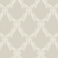 Обои Roberto Borzagi Queen I 90102-1 Винил на флизелине (1,06*10,05) Бежевый, Вензель — фото 1, Обои для стен