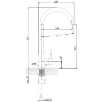 Товар: Смеситель для кухни Orange Steel M99-005ni Никель - фото 8 Смеситель для кухни Orange Steel M99-005ni Никель — фото 8, Смесители