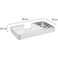 Товар: Металлическая полка Fixsen Hotel FX-31003R Хром - фото 3 Металлическая полка Fixsen Hotel FX-31003R Хром — фото 3, Полки для ванной и душа