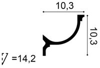 Карниз Orac Decor C902F 2000x103x103 мм — фото 3, Карнизы
