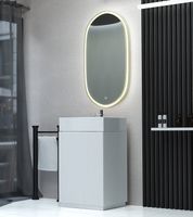 Тумба с раковиной SanVit Рольф мини 59 krolfmini3d Белая глянцевая — фото 3, Мебель для ванной