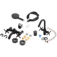 Товар: Комплект смесителей Orange Mia M34-311b Черный - фото 15 Комплект смесителей Orange Mia M34-311b Черный — фото 15, Смесители