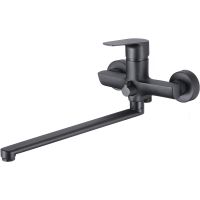 Смеситель для ванны Olive's Tieso 26221TSB универсальный Черный матовый — фото 1, Смеситель для ванны