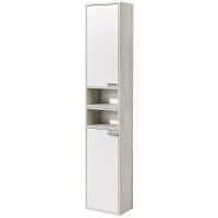 Товар: Шкаф пенал Aquaton Флай 30 L 1A237903FAX1L подвесной Белый Дуб крафт - фото 5 Шкаф пенал Aquaton Флай 30 L 1A237903FAX1L подвесной Белый Дуб крафт — фото 5, Мебель для ванной