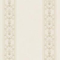 Обои Roberto Borzagi Queen I 90108-1 Винил на флизелине (1,06*10,05) Серый, Полоса/Вензель — фото 1, Обои для стен