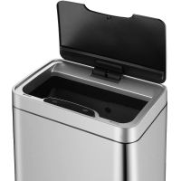 Ведро для мусора WeltWasser WW Vegas MT 30L 10000011275 сенсорное Нержавеющая сталь — фото 2, Мусорные ведра