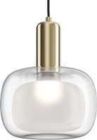 Подвесной светильник Maytoni Modern Vision MOD411PL-01G Прозрачный Золото — фото 3, Подвесные светильники