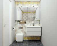 Тумба под раковину Aquaton Брук 80 1A202001BCDL0 подвесная Дуб латте — фото 4, Тумбы под раковину