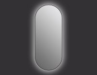 Товар: Зеркало Cersanit Eclipse 50 64151 с подсветкой Черное с датчиком движения - фото 2 Зеркало Cersanit Eclipse 50 64151 с подсветкой Черное с датчиком движения — фото 2, Зеркала в ванную комнату