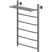 Водяной полотенцесушитель Aquanet Fiona 80x50 266741 с полкой Хром — фото 1, Водяные полотенцесушители