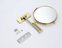 Косметическое зеркало Schein 9341BG Золото матовое — фото 3, Аксессуары для ванной