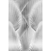 Панно Zambaiti Parati Trussardi VII 18971 Винил на флизелине (2*3) Серый, Абстракция/Листья — фото 1, Обои для стен