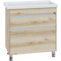 Тумба под раковину СанТа Уран 80 700389 Дуб австрийский — фото 1, Тумбы под раковину