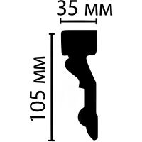 Молдинг Decomaster DT 1 2400x105x35 мм — фото 2, Молдинги