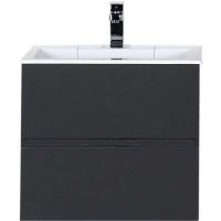 Тумба под раковину Aquanet Алвита 60 183991 подвесная Серый антрацит — фото 3, Тумбы под раковину