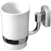 Стакан для зубных щеток WasserKRAFT K-28128 Хром — фото 1, Мыльницы
