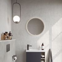 Товар: Зеркало Aqwella Moon C 60 MOON0206CH с подсветкой и подогревом с бесконтактным выключателем - фото 2 Зеркало Aqwella Moon C 60 MOON0206CH с подсветкой и подогревом с бесконтактным выключателем — фото 2, Мебель для ванной