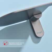 Держатель туалетной бумаги Raglo R300.03.09 с полкой Графит — фото 4, Держатели туалетной бумаги