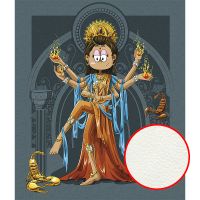 Фреска детская Ortograf Детские 20941 Фактура флок FLK Флизелин (2,3*2,7) Серый/Разноцветный, Люди — фото 1, Фрески