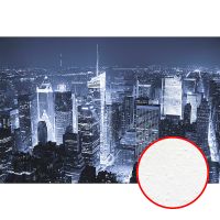 Фреска Ortograf Небоскребы 0999 Фактура бархат FX Флизелин (3*2) Синий, Город — фото 1, Фрески