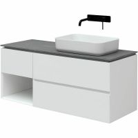 Товар: Тумба под раковину Allen Brau Infinity 120 R 1.21007.WM подвесная Белая матовая - фото 3 Тумба под раковину Allen Brau Infinity 120 R 1.21007.WM подвесная Белая матовая — фото 3, Мебель для ванной