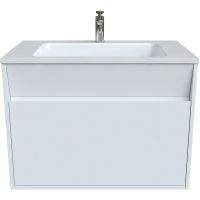 Тумба с раковиной Iddis Esper 80 ESP80W0i95K подвесная Белая — фото 2, Мебель для ванной