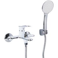 Смеситель для ванны Frap H49 F3249 Белый Хром — фото 1, Смеситель для ванны