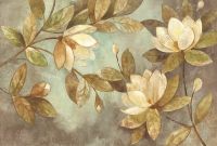 Фреска Ortograf Flower Dreams 31640 Фактура флок FLK Флизелин (4*2,7) Коричневый/Зеленый, Цветы — фото 2, Фрески