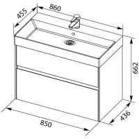 Товар: Тумба под раковину Aquanet Бруклин 85 310142 подвесная Антрацит матовый - фото 24 Тумба под раковину Aquanet Бруклин 85 310142 подвесная Антрацит матовый — фото 24, Мебель для ванной