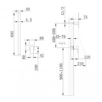 Смеситель для раковины Abber Daheim AF8209 Хром — фото 3, Смесители для раковины
