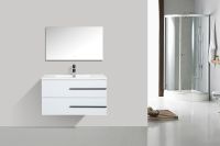 Тумба с раковиной Parly Spa Bella 70 Bella70 10142 подвесная Белая глянцевая — фото 6, Мебель для ванной